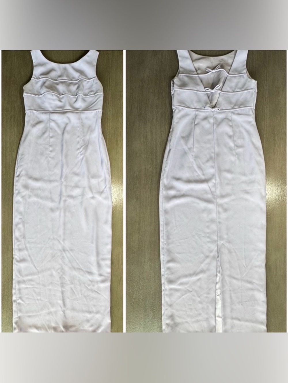 Anthropologie Watters & Watters Gown Maxi Dress 10 Bow